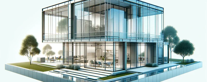 Glas och metall i modern arkitektur